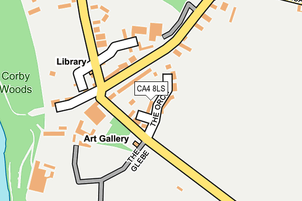 CA4 8LS map - OS OpenMap – Local (Ordnance Survey)