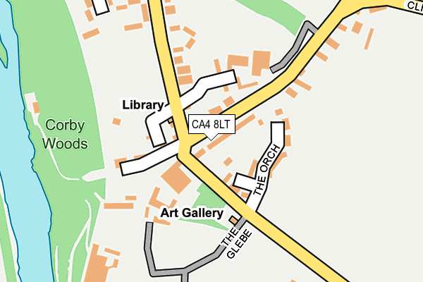 CA4 8LT map - OS OpenMap – Local (Ordnance Survey)