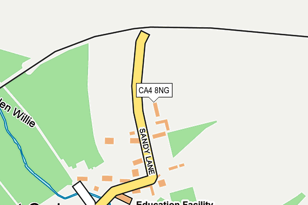 CA4 8NG map - OS OpenMap – Local (Ordnance Survey)