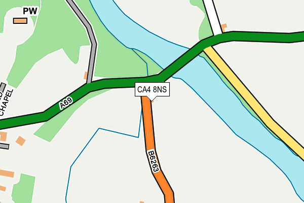 CA4 8NS map - OS OpenMap – Local (Ordnance Survey)