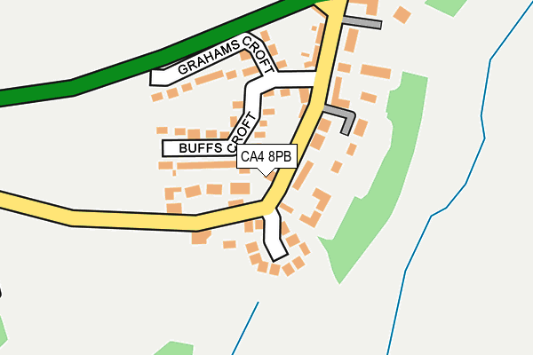 CA4 8PB map - OS OpenMap – Local (Ordnance Survey)