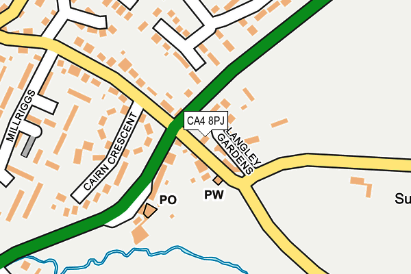 CA4 8PJ map - OS OpenMap – Local (Ordnance Survey)