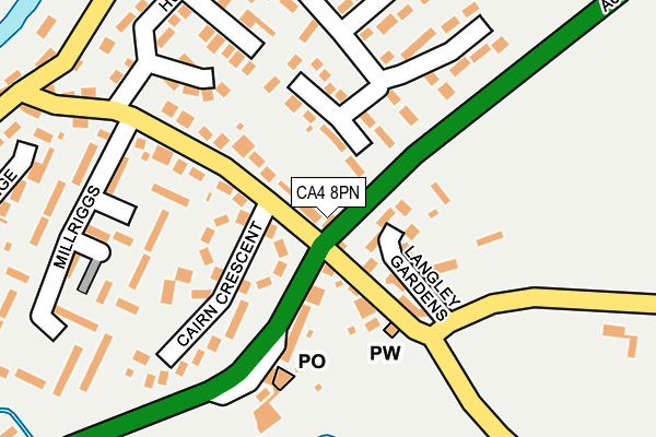 CA4 8PN map - OS OpenMap – Local (Ordnance Survey)