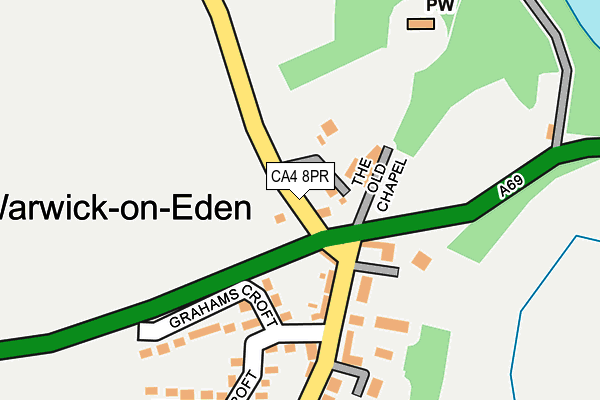 CA4 8PR map - OS OpenMap – Local (Ordnance Survey)