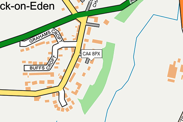 CA4 8PX map - OS OpenMap – Local (Ordnance Survey)