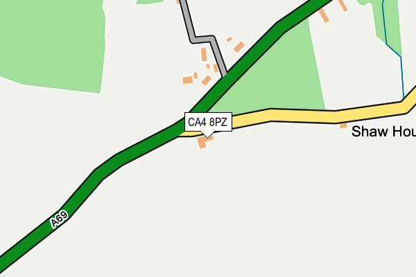 CA4 8PZ map - OS OpenMap – Local (Ordnance Survey)