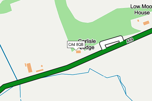 CA4 8QB map - OS OpenMap – Local (Ordnance Survey)