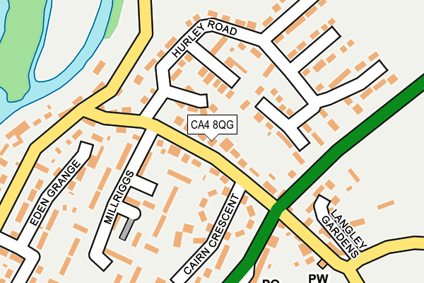 CA4 8QG map - OS OpenMap – Local (Ordnance Survey)