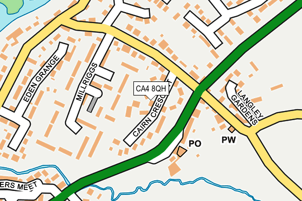CA4 8QH map - OS OpenMap – Local (Ordnance Survey)