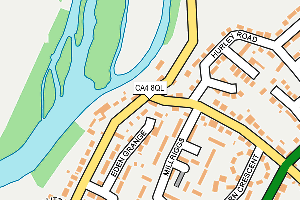 CA4 8QL map - OS OpenMap – Local (Ordnance Survey)