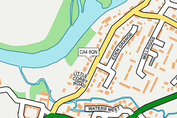 CA4 8QN map - OS OpenMap – Local (Ordnance Survey)