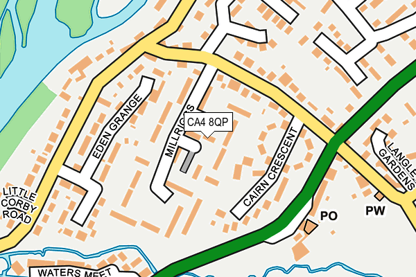 CA4 8QP map - OS OpenMap – Local (Ordnance Survey)