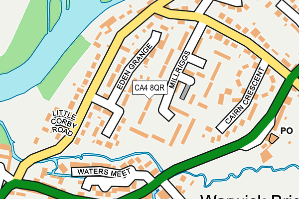CA4 8QR map - OS OpenMap – Local (Ordnance Survey)