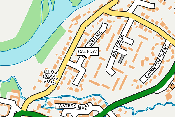 CA4 8QW map - OS OpenMap – Local (Ordnance Survey)