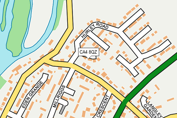 CA4 8QZ map - OS OpenMap – Local (Ordnance Survey)