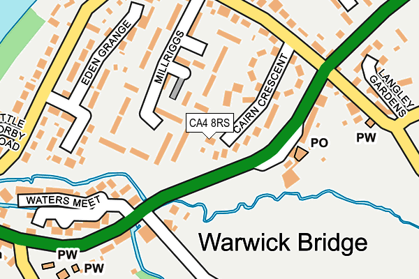 CA4 8RS map - OS OpenMap – Local (Ordnance Survey)