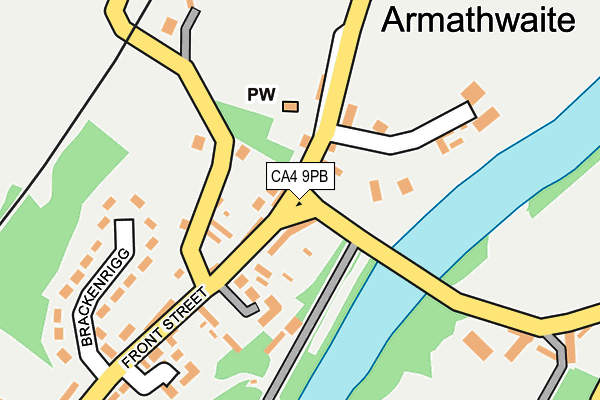 CA4 9PB map - OS OpenMap – Local (Ordnance Survey)