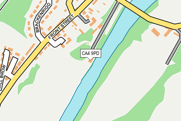 CA4 9PD map - OS OpenMap – Local (Ordnance Survey)