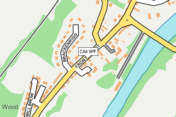 CA4 9PF map - OS OpenMap – Local (Ordnance Survey)