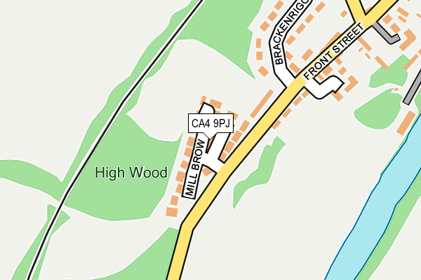 CA4 9PJ map - OS OpenMap – Local (Ordnance Survey)