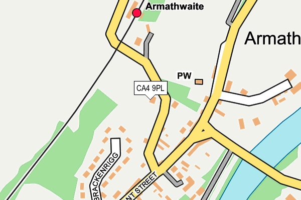 CA4 9PL map - OS OpenMap – Local (Ordnance Survey)