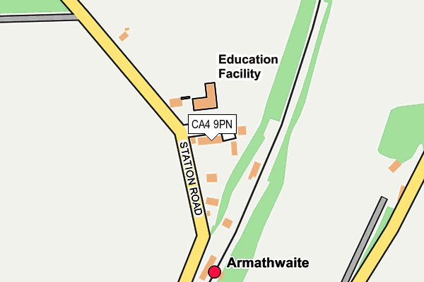 CA4 9PN map - OS OpenMap – Local (Ordnance Survey)