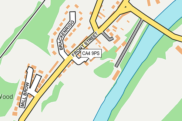 CA4 9PS map - OS OpenMap – Local (Ordnance Survey)