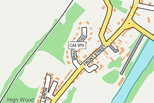 CA4 9PX map - OS OpenMap – Local (Ordnance Survey)