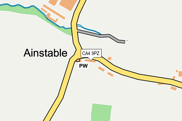 CA4 9PZ map - OS OpenMap – Local (Ordnance Survey)