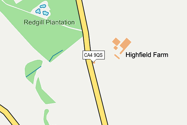 CA4 9QS map - OS OpenMap – Local (Ordnance Survey)
