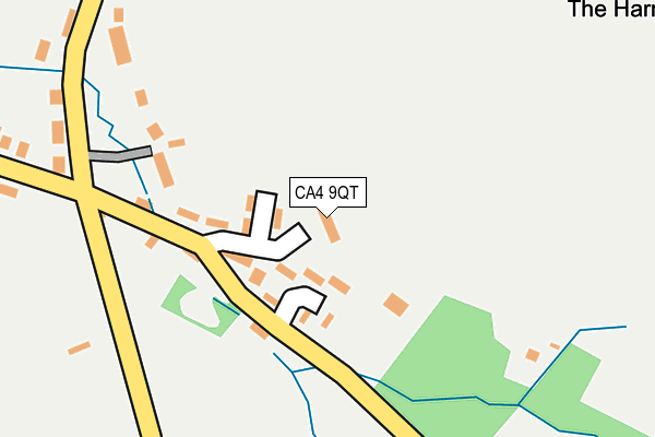 CA4 9QT map - OS OpenMap – Local (Ordnance Survey)