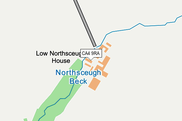 CA4 9RA map - OS OpenMap – Local (Ordnance Survey)