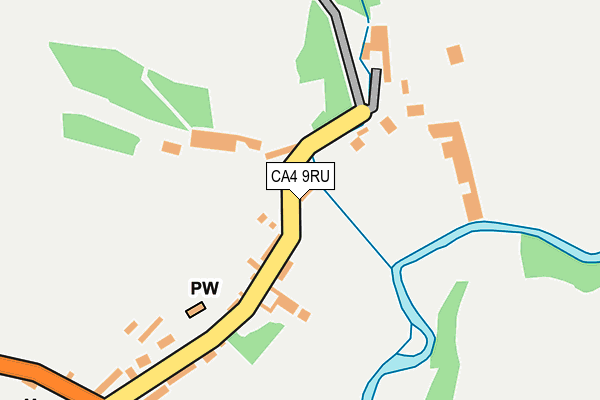 CA4 9RU map - OS OpenMap – Local (Ordnance Survey)