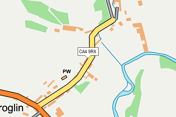 CA4 9RX map - OS OpenMap – Local (Ordnance Survey)