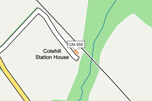 CA4 9SX map - OS OpenMap – Local (Ordnance Survey)