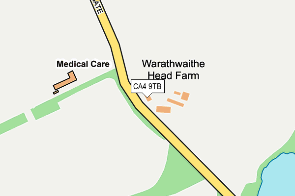 CA4 9TB map - OS OpenMap – Local (Ordnance Survey)
