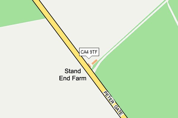 CA4 9TF map - OS OpenMap – Local (Ordnance Survey)