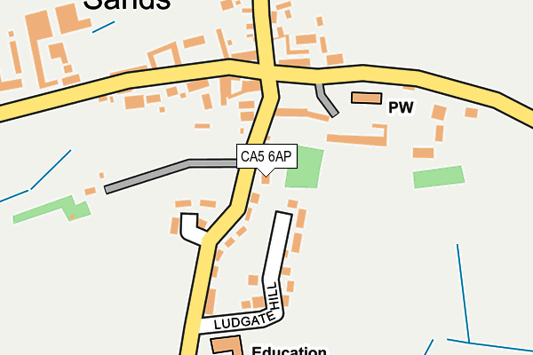 CA5 6AP map - OS OpenMap – Local (Ordnance Survey)