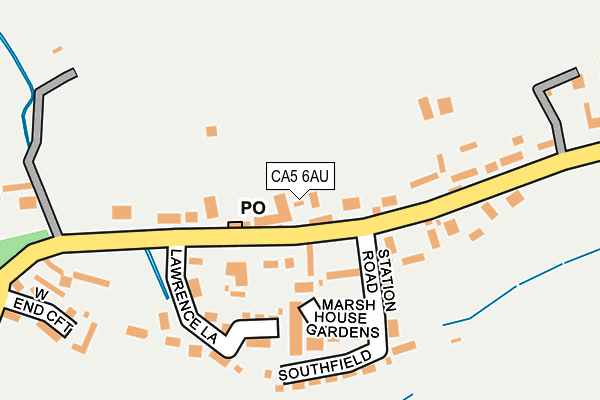CA5 6AU map - OS OpenMap – Local (Ordnance Survey)