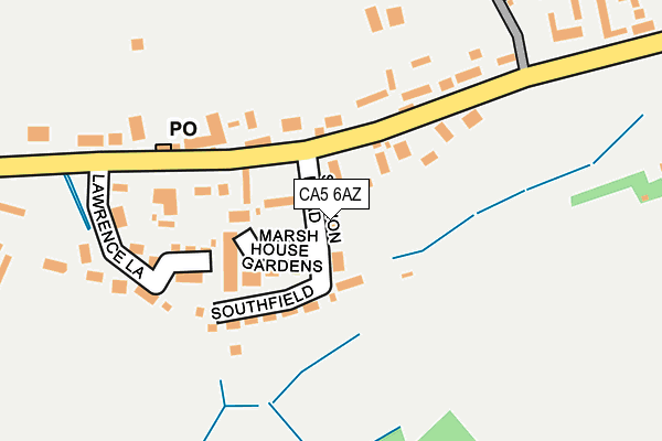 CA5 6AZ map - OS OpenMap – Local (Ordnance Survey)