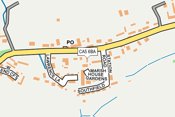 CA5 6BA map - OS OpenMap – Local (Ordnance Survey)