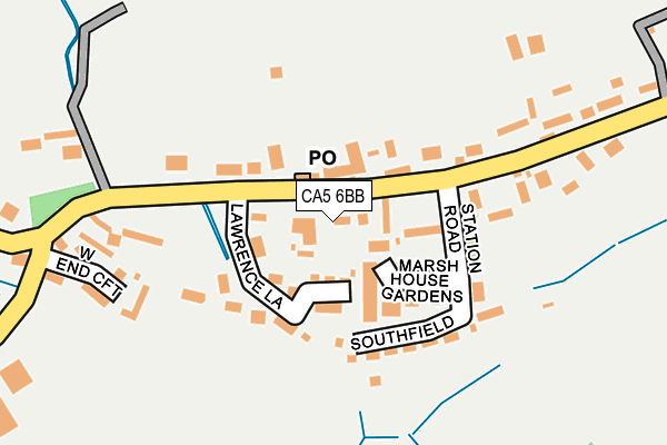CA5 6BB map - OS OpenMap – Local (Ordnance Survey)