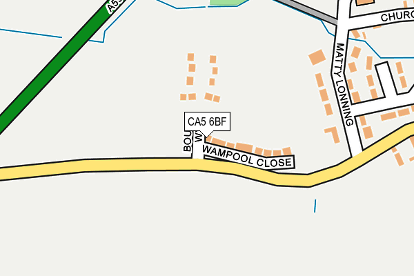 CA5 6BF map - OS OpenMap – Local (Ordnance Survey)