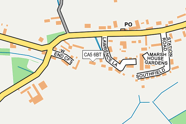 CA5 6BT map - OS OpenMap – Local (Ordnance Survey)