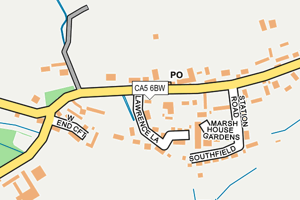 CA5 6BW map - OS OpenMap – Local (Ordnance Survey)
