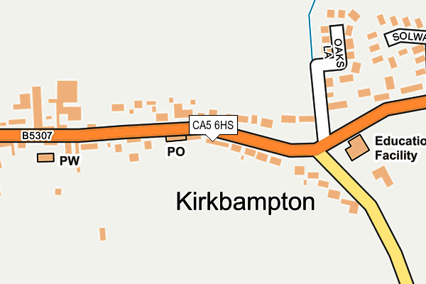 CA5 6HS map - OS OpenMap – Local (Ordnance Survey)