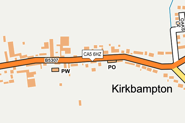 CA5 6HZ map - OS OpenMap – Local (Ordnance Survey)