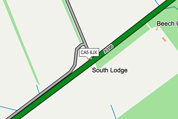 CA5 6JX map - OS OpenMap – Local (Ordnance Survey)