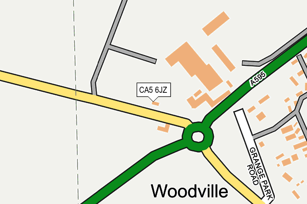 CA5 6JZ map - OS OpenMap – Local (Ordnance Survey)
