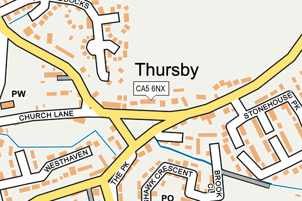 CA5 6NX map - OS OpenMap – Local (Ordnance Survey)